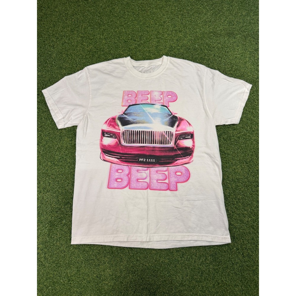 Nicki Minaj Pink Friday 2 World Tour 2024 Gag City Beep Beep White T-Shirt Large